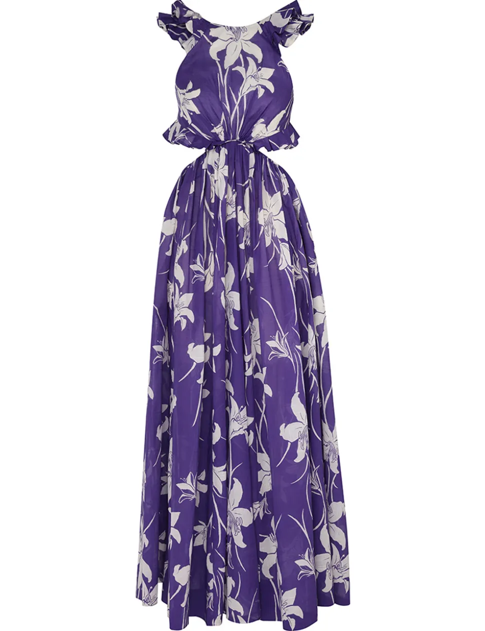 Acadian Ruffle Maxi Dress