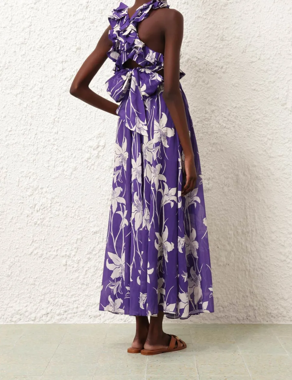 Acadian Ruffle Maxi Dress
