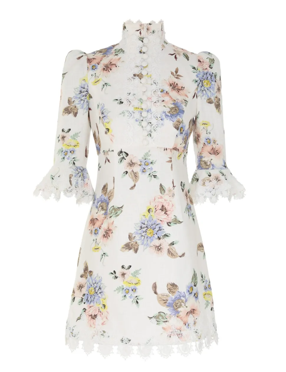 Applique Mini Dress