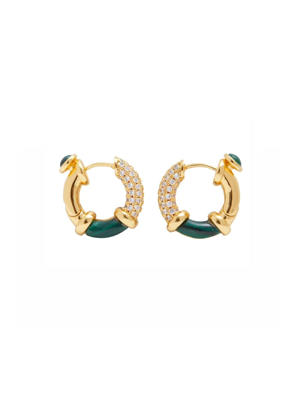 Boltlock Stone Earrings
