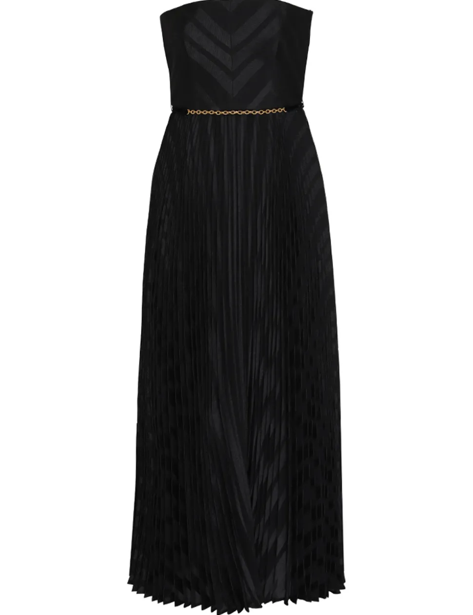 Burnout Pleated Dress