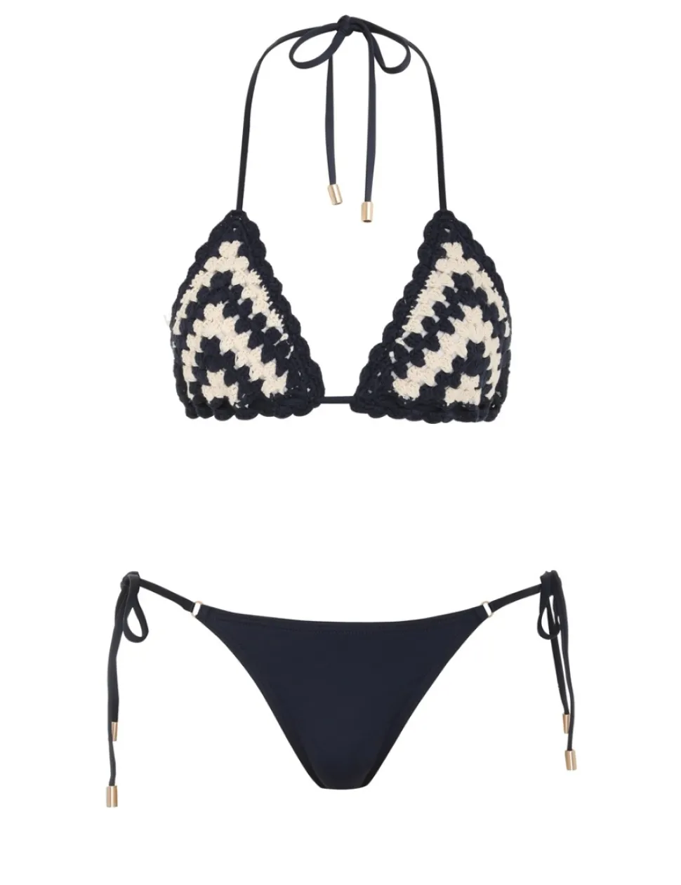 Chintz Chevron Crochet Bikini