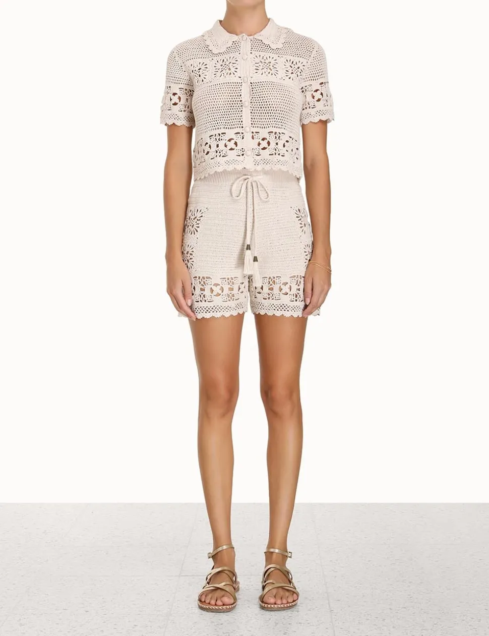 Chintz Hand Crochet Shirt