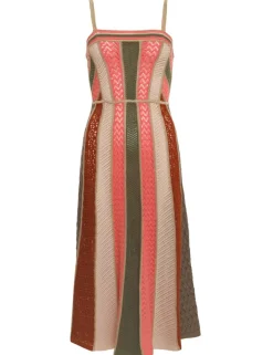Chintz Panelled Midi Dress