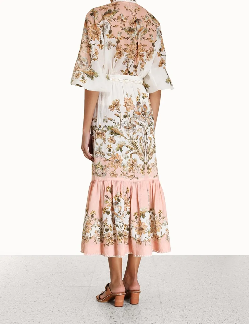 Chintz Tiered Midi Skirt