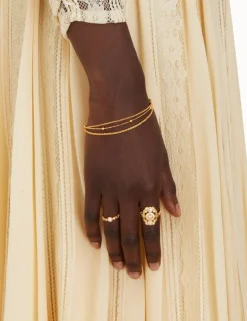 Collage Fine Chain Ring