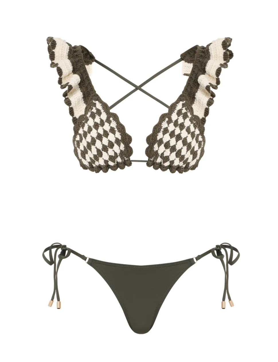 Devi Crochet Triangle Bikini