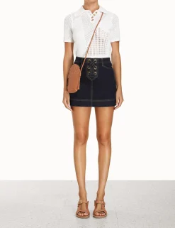 Devi Lace Up Skirt