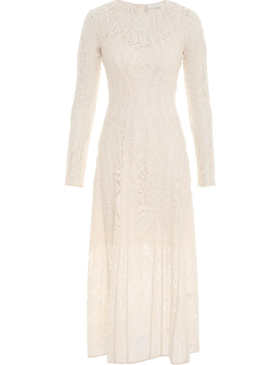Devi Panelled Lace Midi Dress