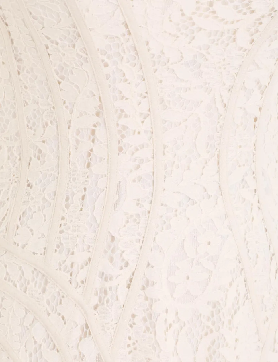 Devi Panelled Lace Midi Dress