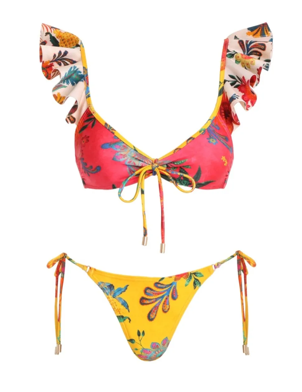 Ginger Frill Shoulder Bikini