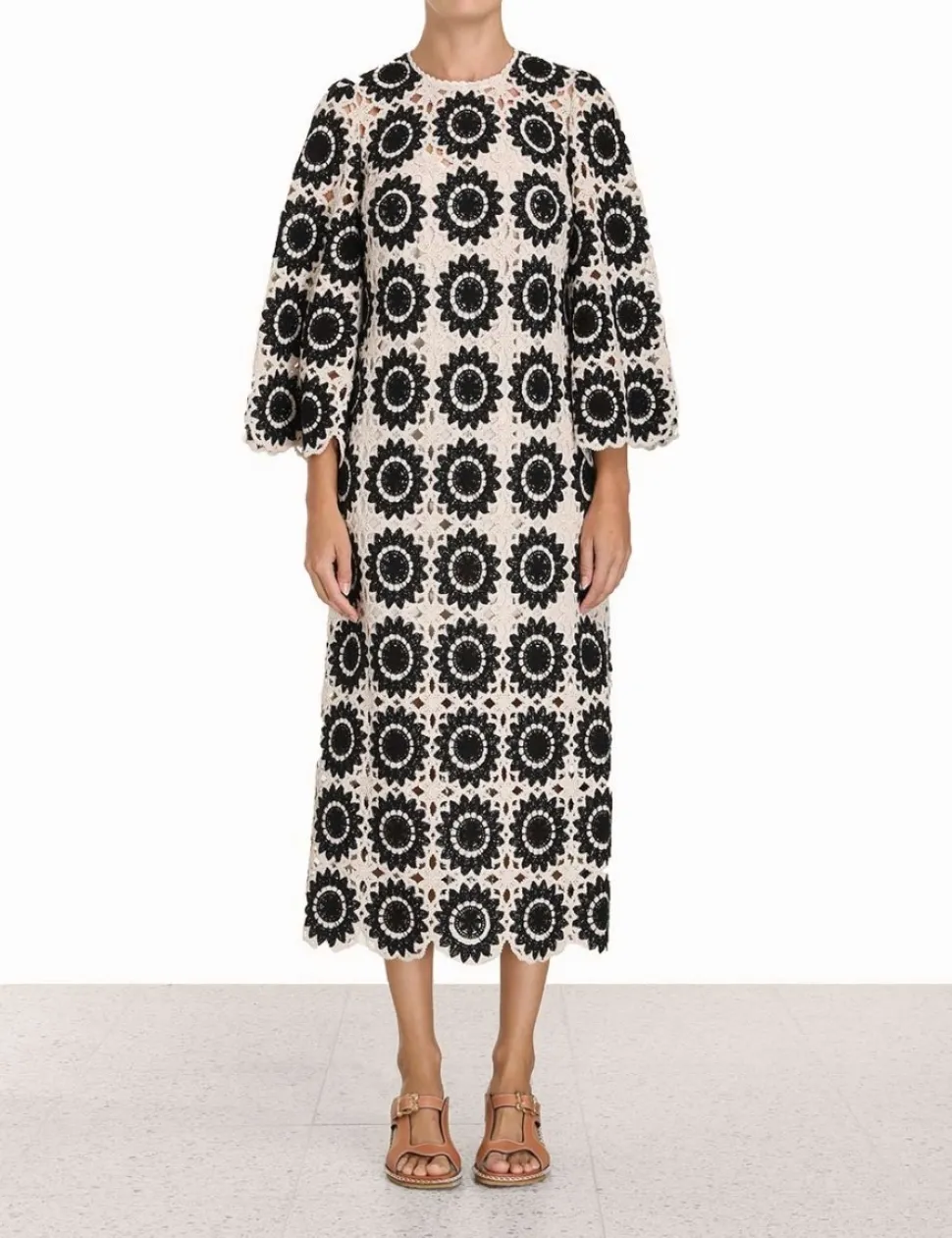 Ginger Lace Midi Dress