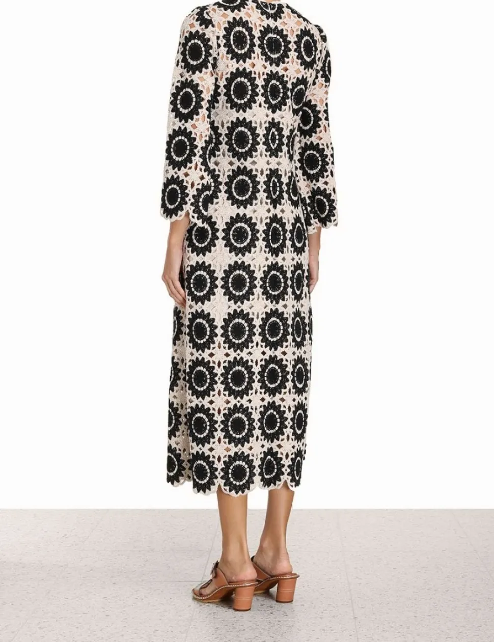 Ginger Lace Midi Dress