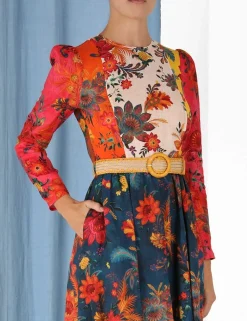 Ginger Long Sleeve Midi Dress