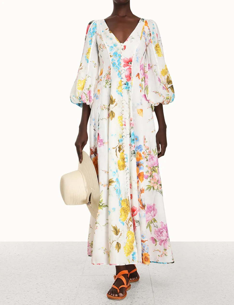 Halcyon Panelled Maxi Dress