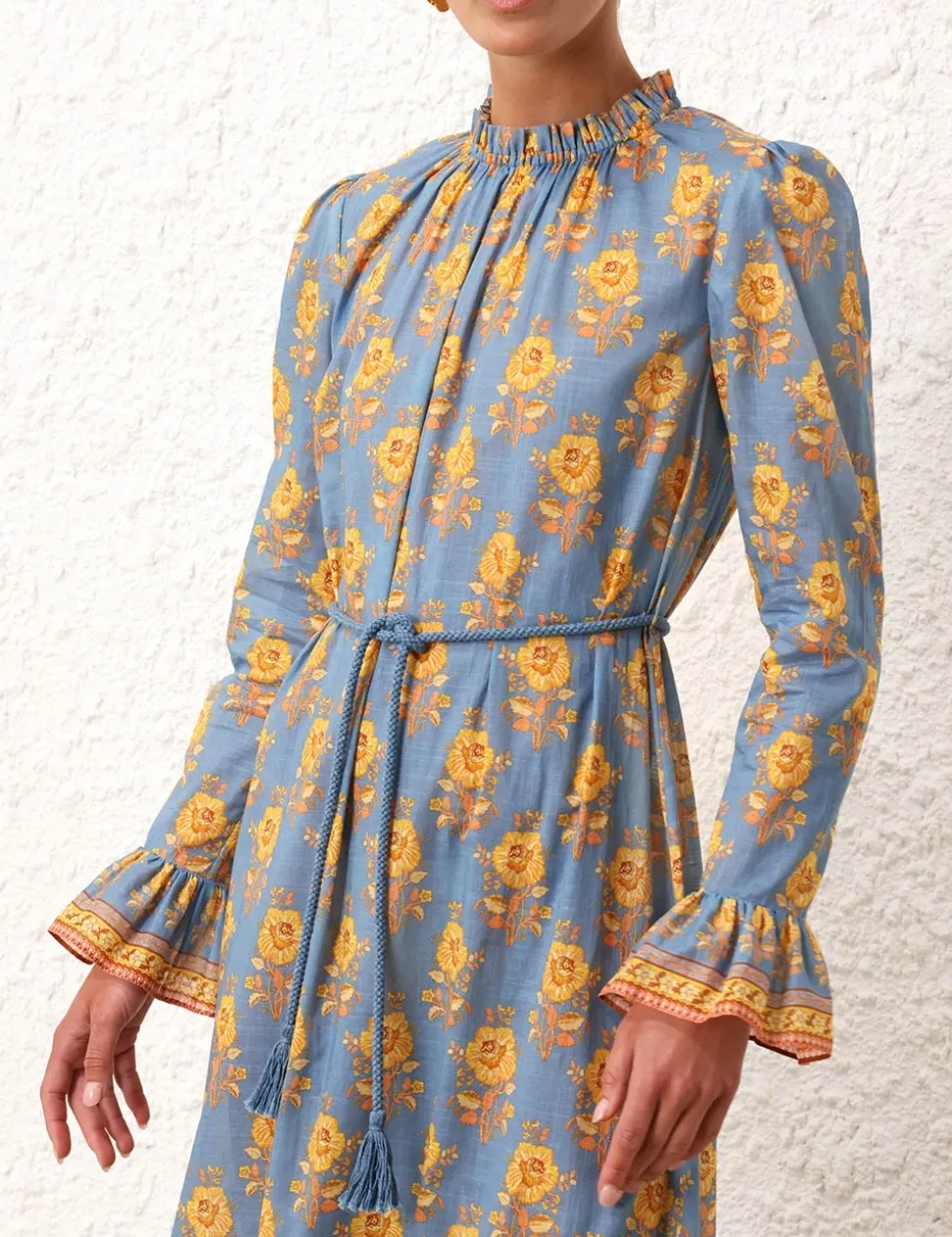 Junie Frill Midi Dress