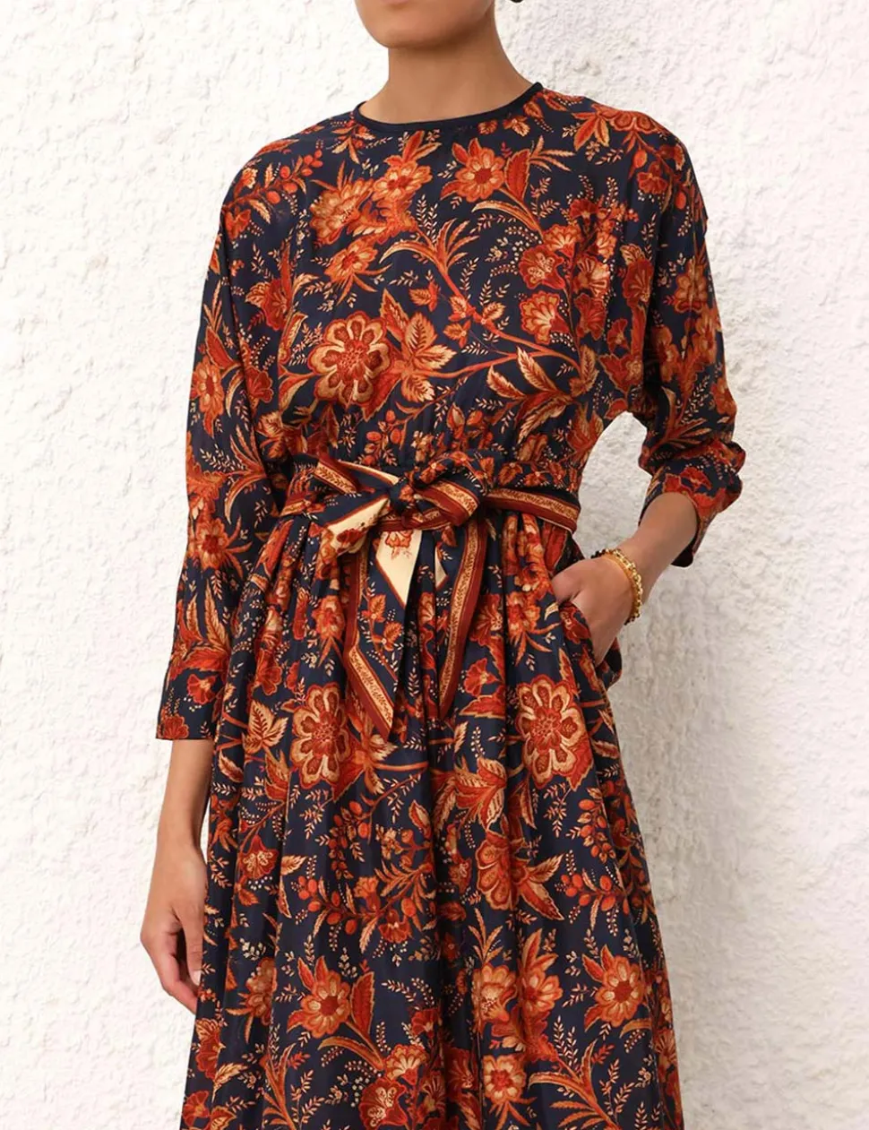 Junie Long Sleeve Midi Dress