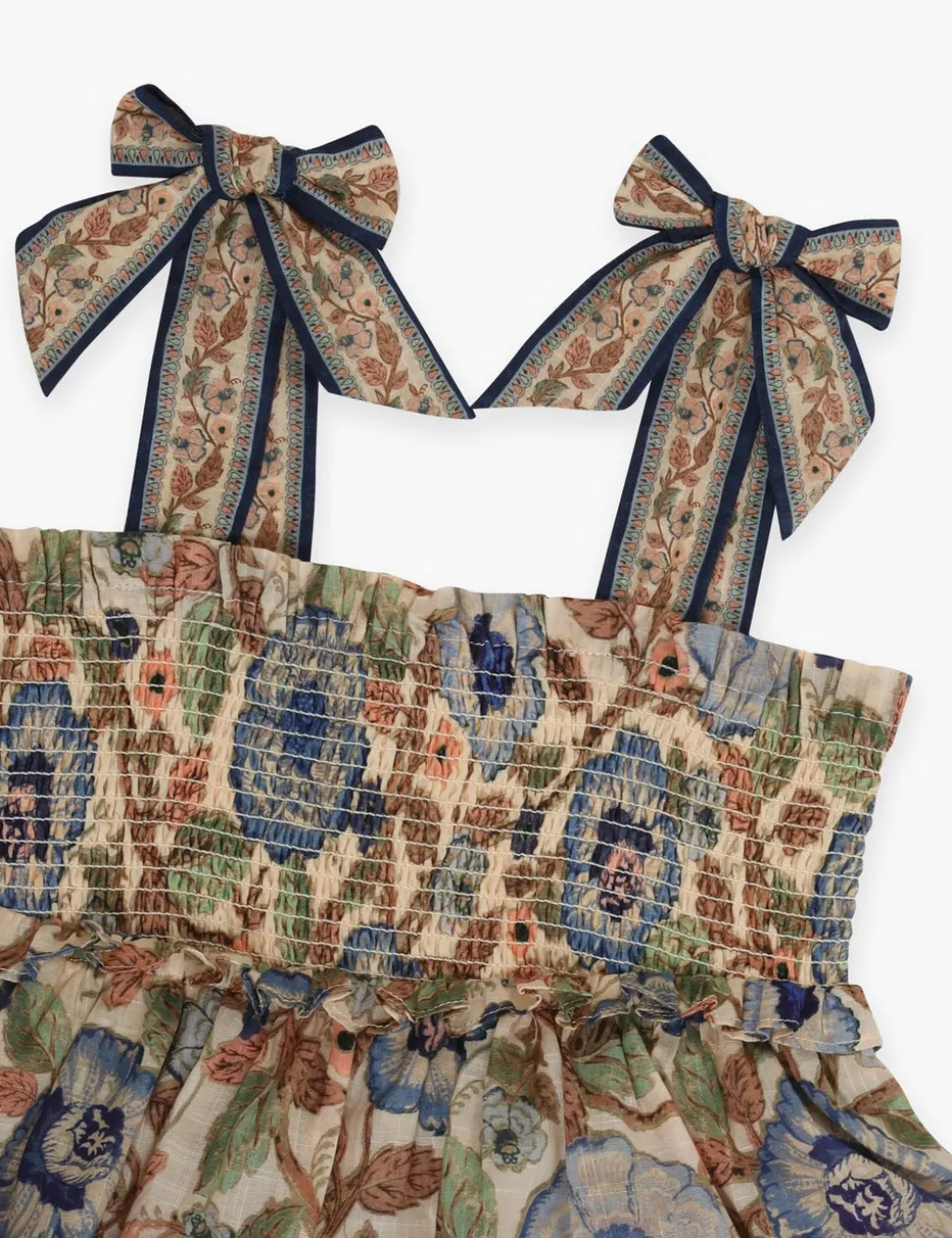 Junie Shirred Tiered Dress