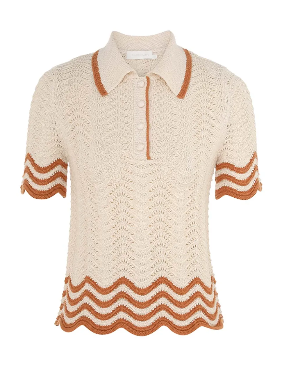 Junie Textured Knit Polo