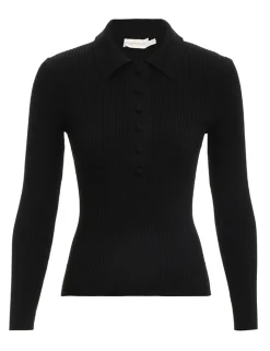 Knit Polo Top