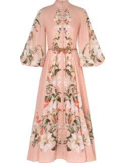 Lexi Billow Long Dress