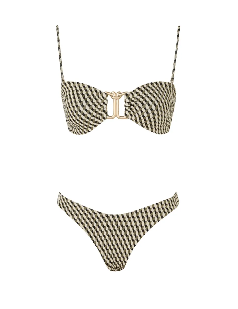 Lexi Textured Knot Trim Bikini