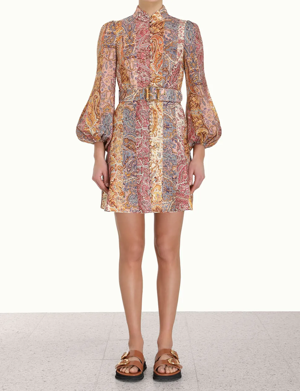 Luminosity Belted Mini Dress