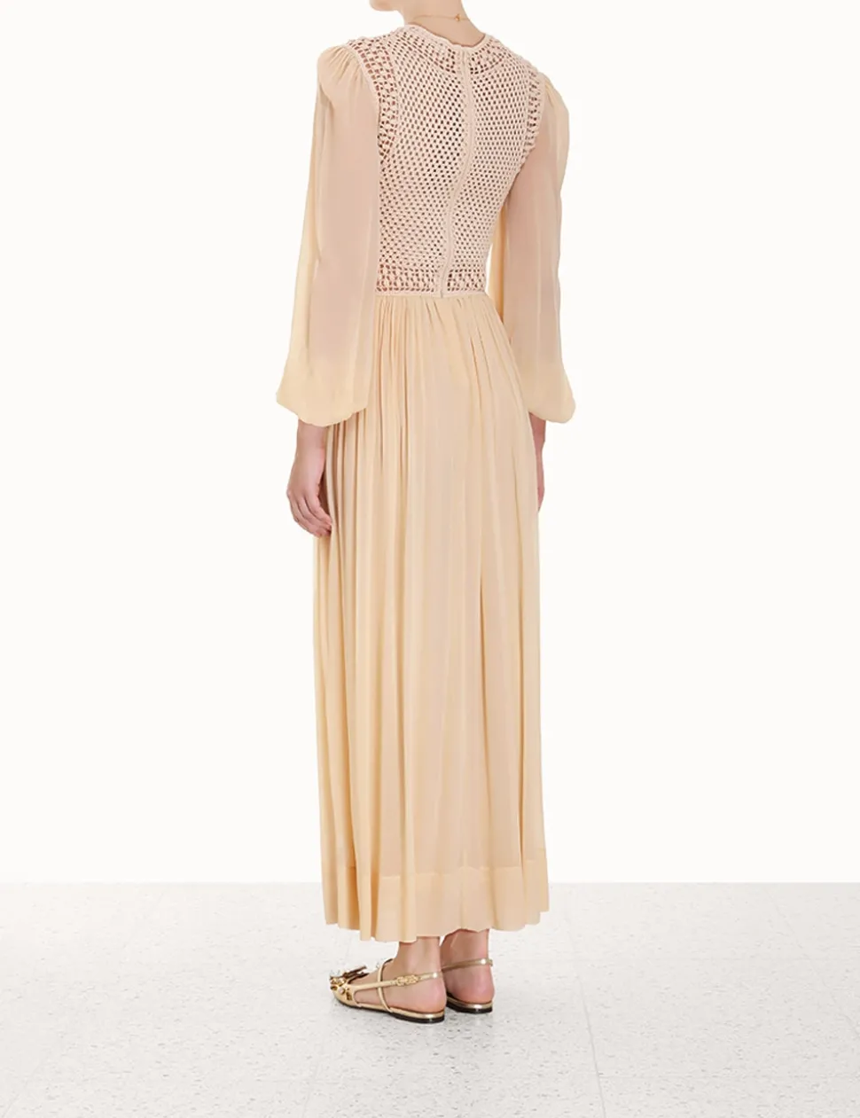 Luminosity Crochet Bodice Midi