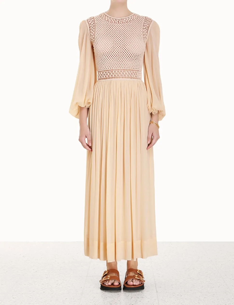 Luminosity Crochet Bodice Midi
