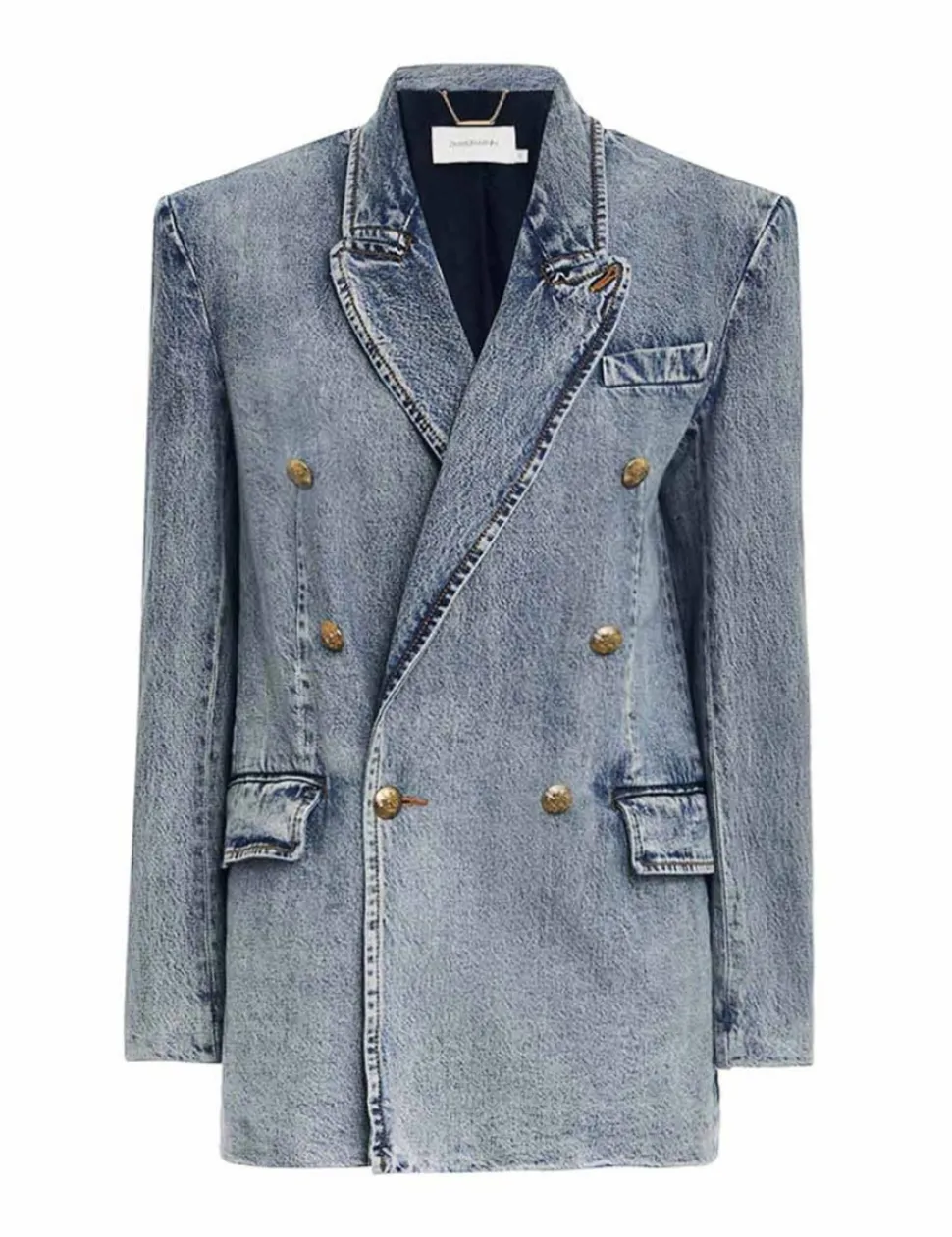 Luminosity Denim Blazer