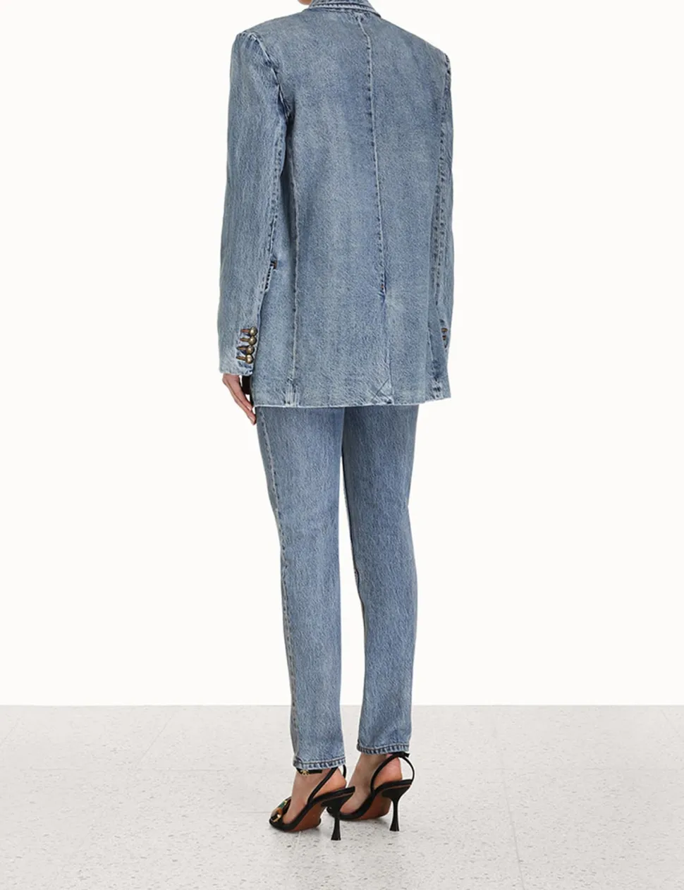 Luminosity Denim Blazer