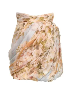 Luminosity Drape Mini Skirt