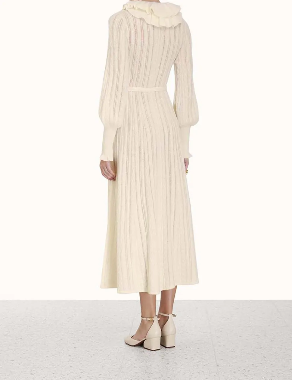 Luminosity Frill Neck Dress