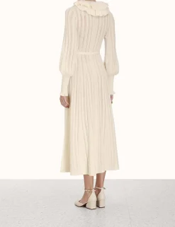 Luminosity Frill Neck Dress