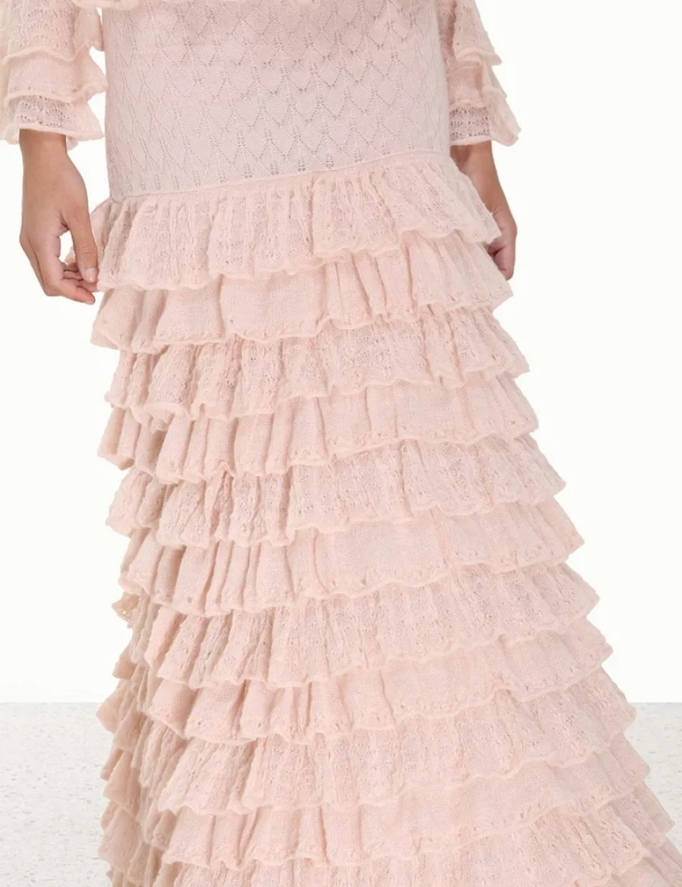 Luminosity Lace Frill Skirt