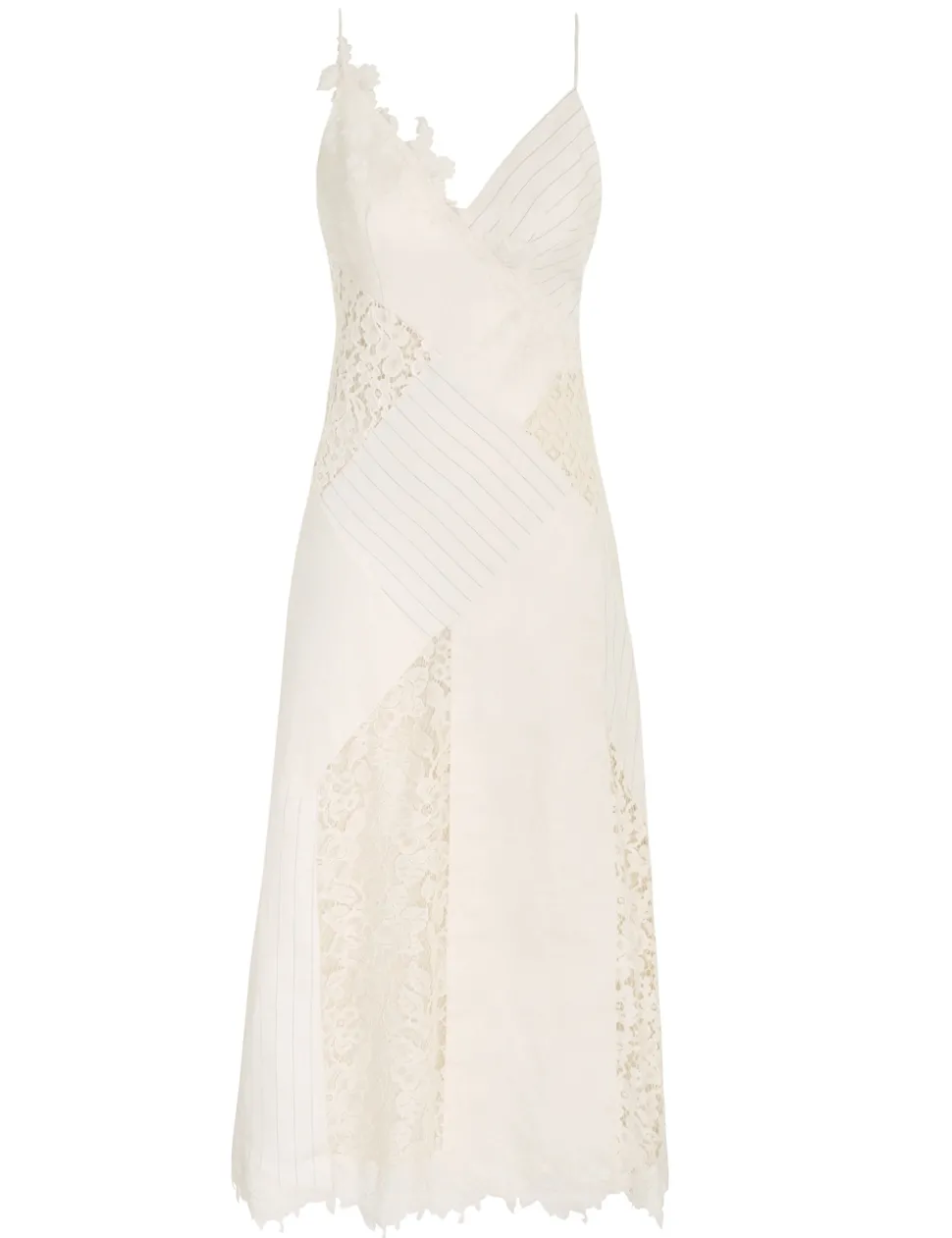 Luminosity Patch Lace Dress