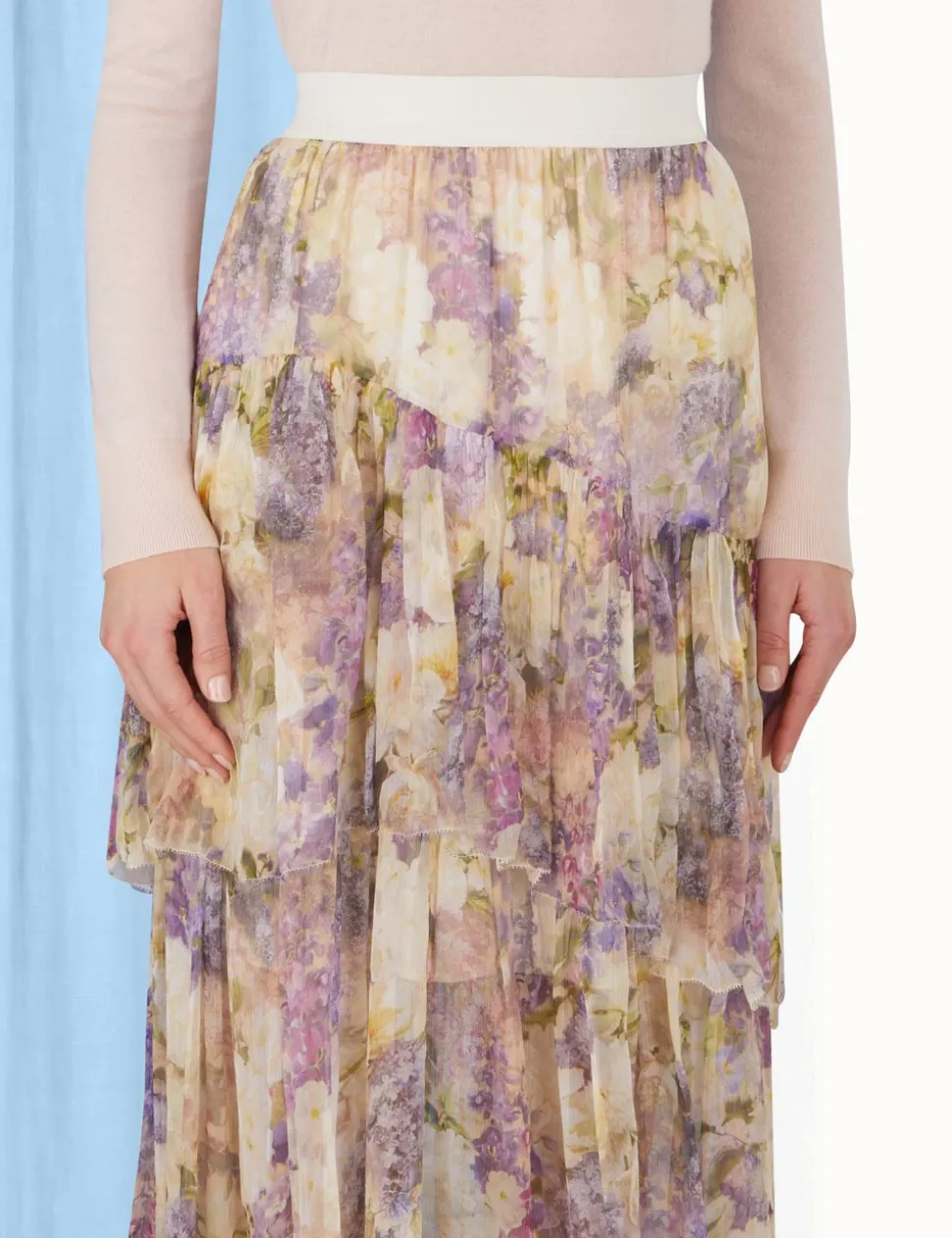 Lyrical Asymmetric Skirt
