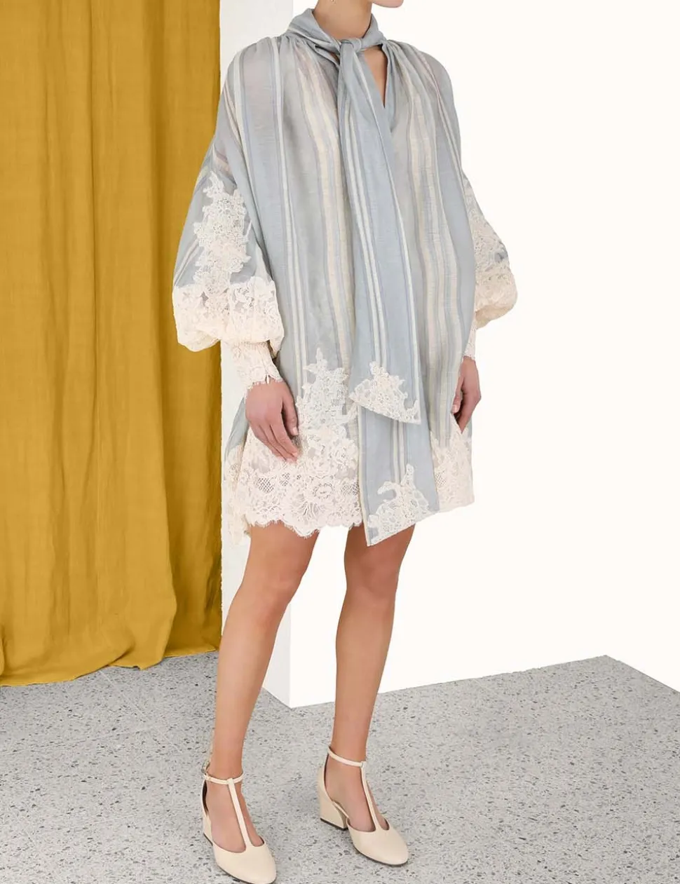 Lyrical Lace Edge Tie Mini