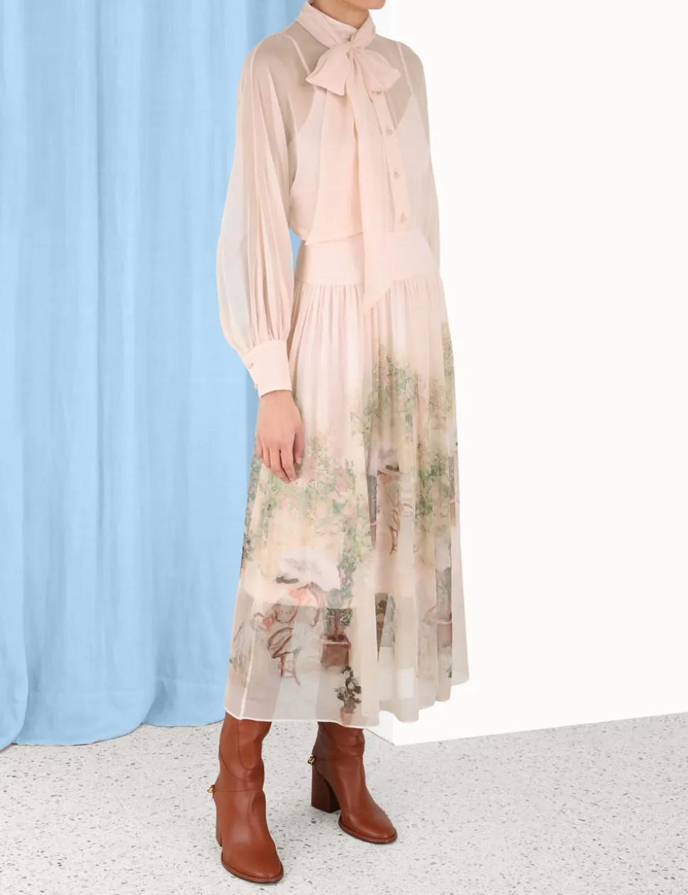 Lyrical Midi Dress