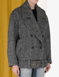 Lyrical Oversized Biker Jacket