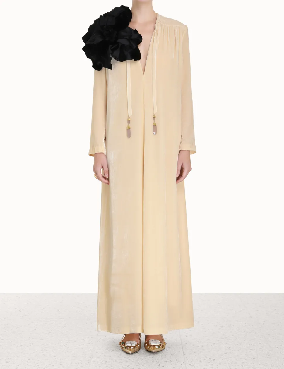 Lyrical Velvet Tubular Dress