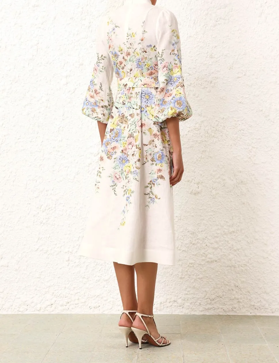 Matchmaker Buttoned Midi Dress