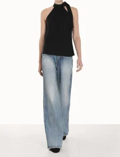 Neck Tie Tank Top