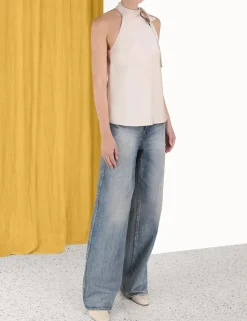 Neck Tie Tank Top