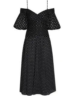Pleated Midi