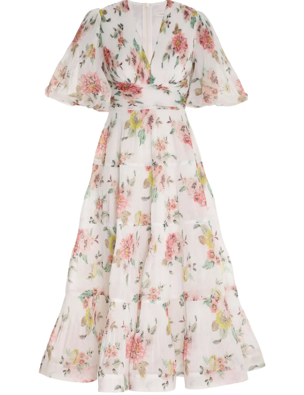 Pleated Midi Dress