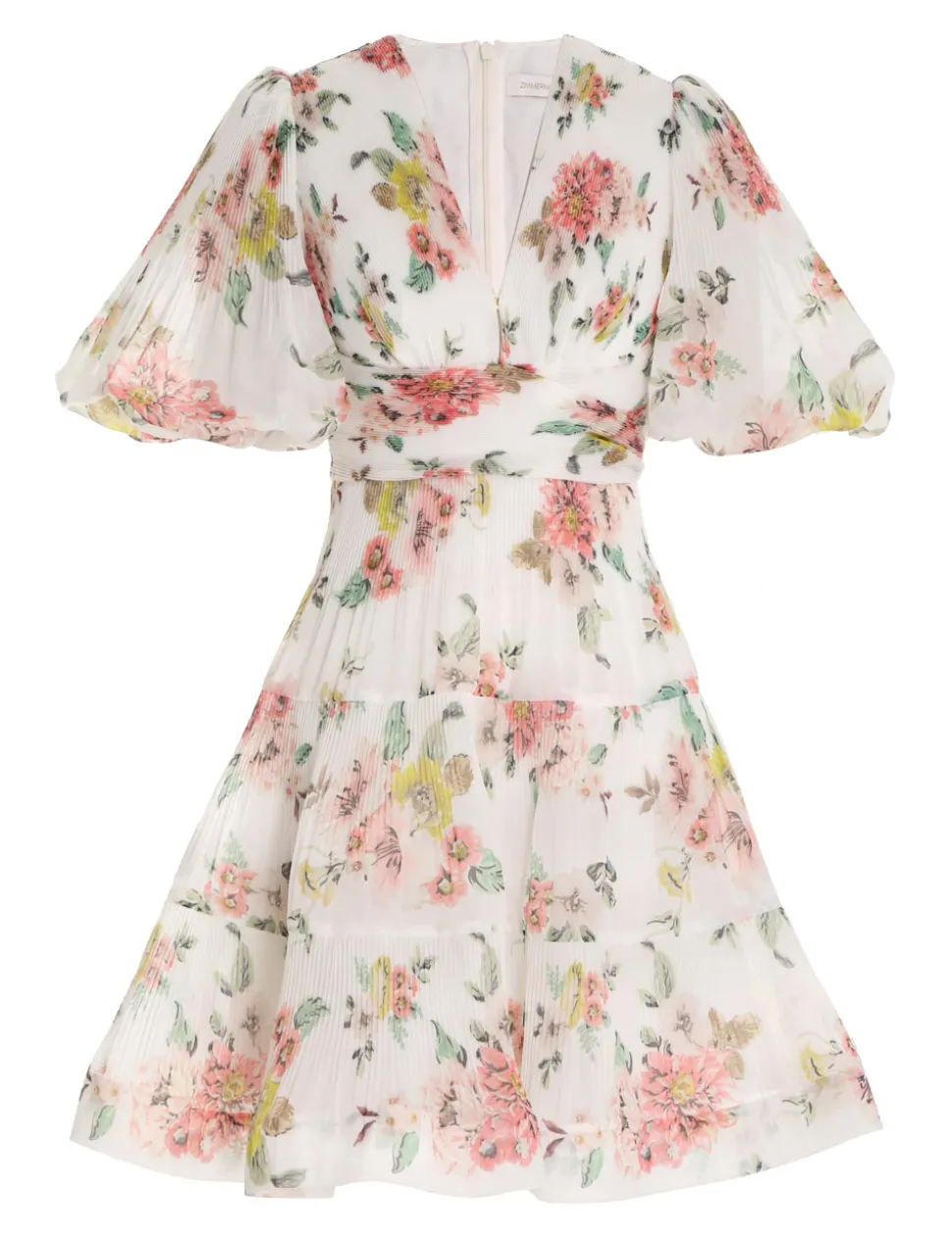 Pleated Mini Dress