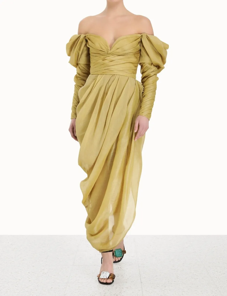 Sensory Drape Midi Dress