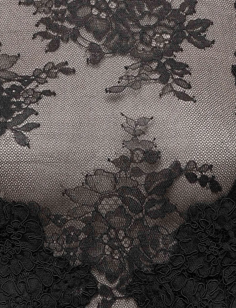 Sensory Lace Yoke Gown
