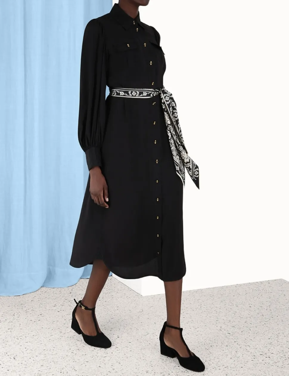 Shirt Midi Dress